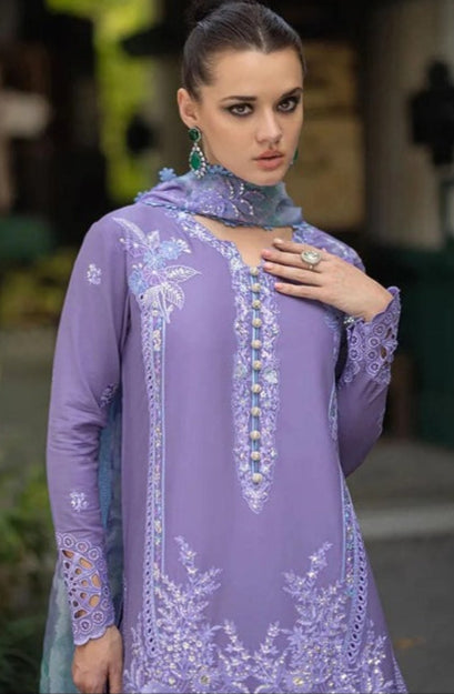 3pc Lawn Heavy Embroidered