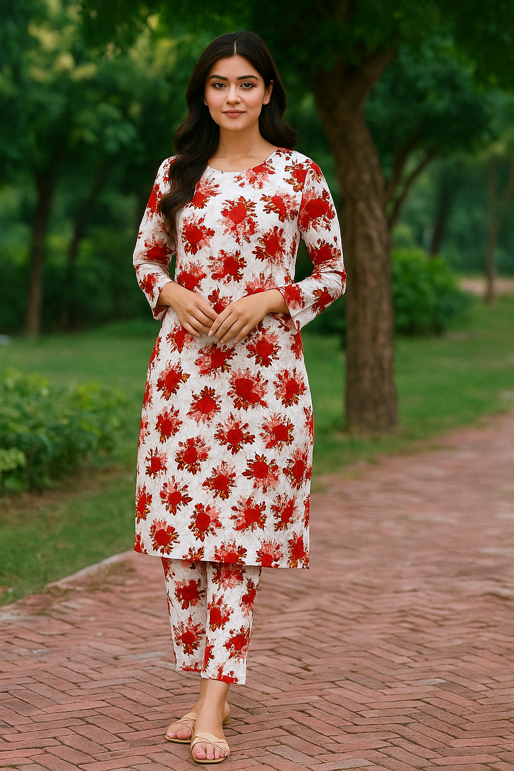 WINTER WEAR 2PCS FLORAL PRINTS