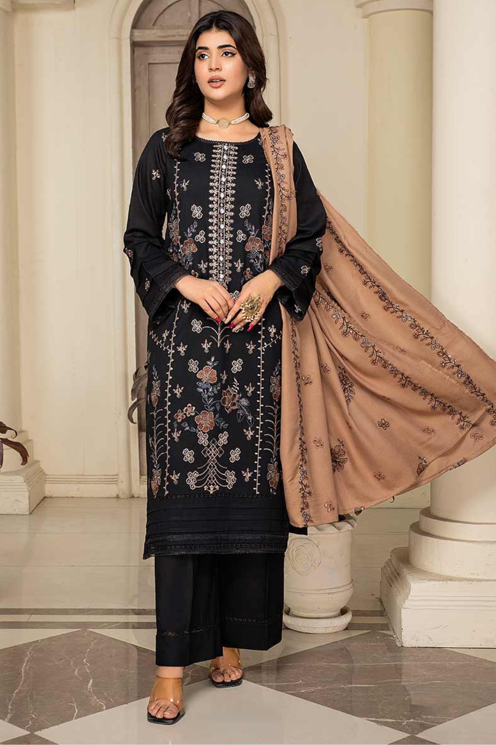 3pc Lawn Heavy Embroidered
