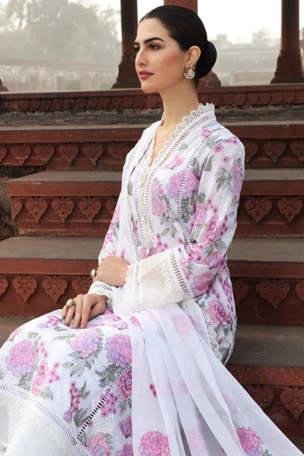 3pc Lawn Heavy Embroidered