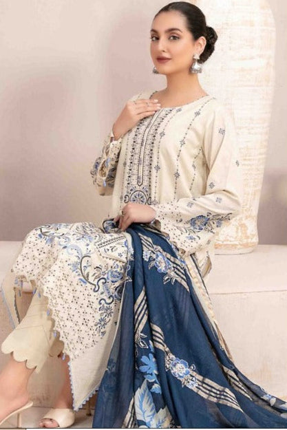 3pc Lawn Heavy Embroidered